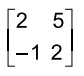 Matriz Real Questão Sendo A = (aᵢⱼ)₂ₓ₂ uma matriz real, definida por então a matriz ...