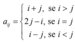 Matriz Real Questão Se é uma matriz real definida por , então o determinante da ...